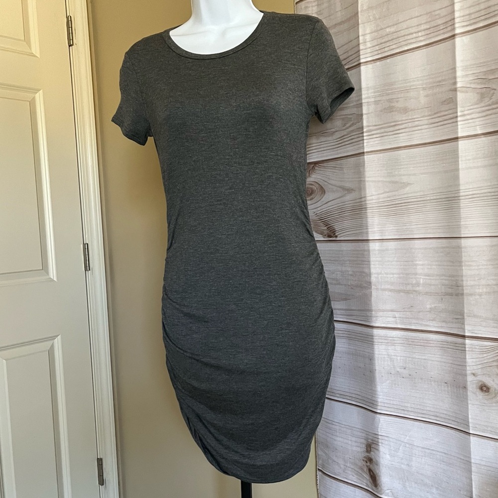 Antistar Ruched Tshirt Mini Dress - Picture 2 of 6